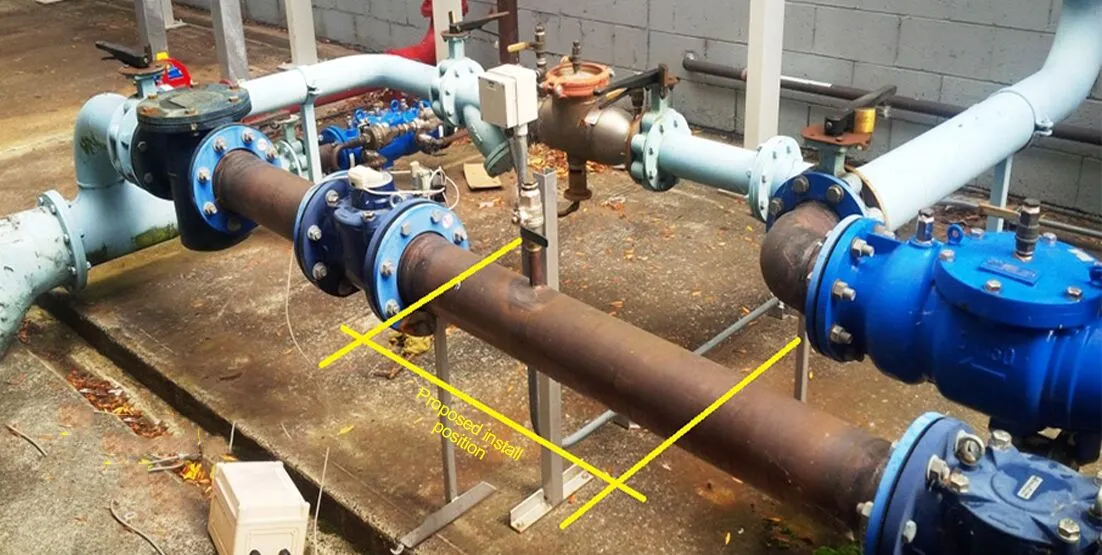 Photo of water treatment plant room