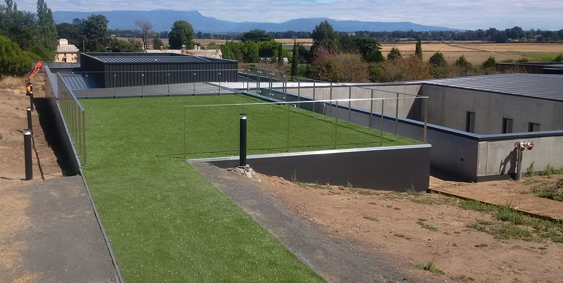 PHoto of grassed area at woolmers estate