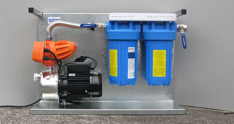 pioneer-township-skan-healthshield-2 Close up of water filtration unit cartridges