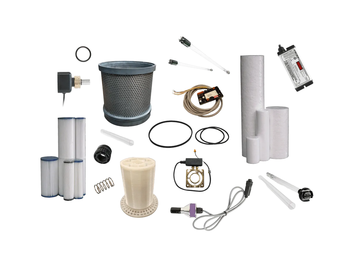 Spare Parts Collection of spare parts that Southland Filtration stock