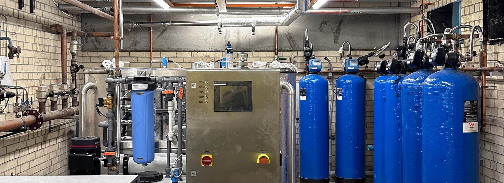 Plant room at the Prince Alfred Hospital