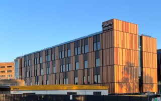 Canberra Hospital viewed from across the street.