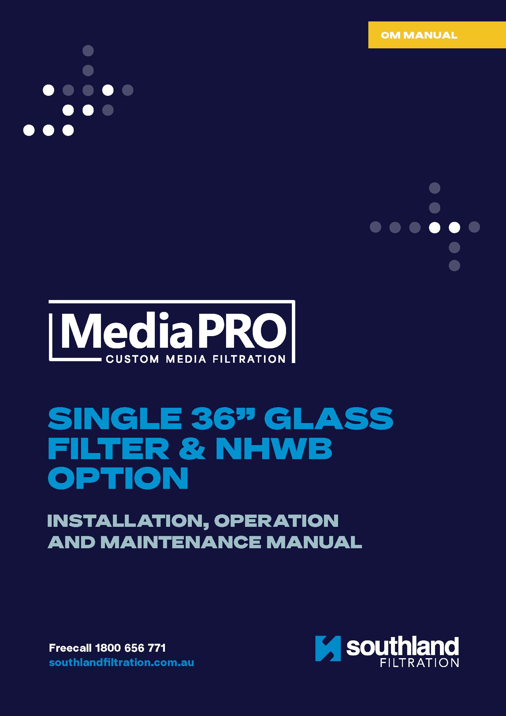 MediaPRO Manual Glass Filter S36 Series + NHWB opt.