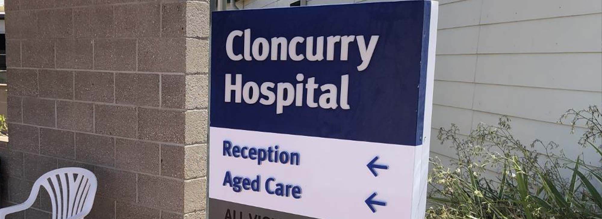 Cloncurry hospital signage