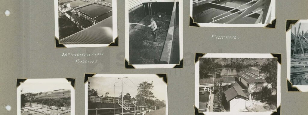 old photos of water filtration plant