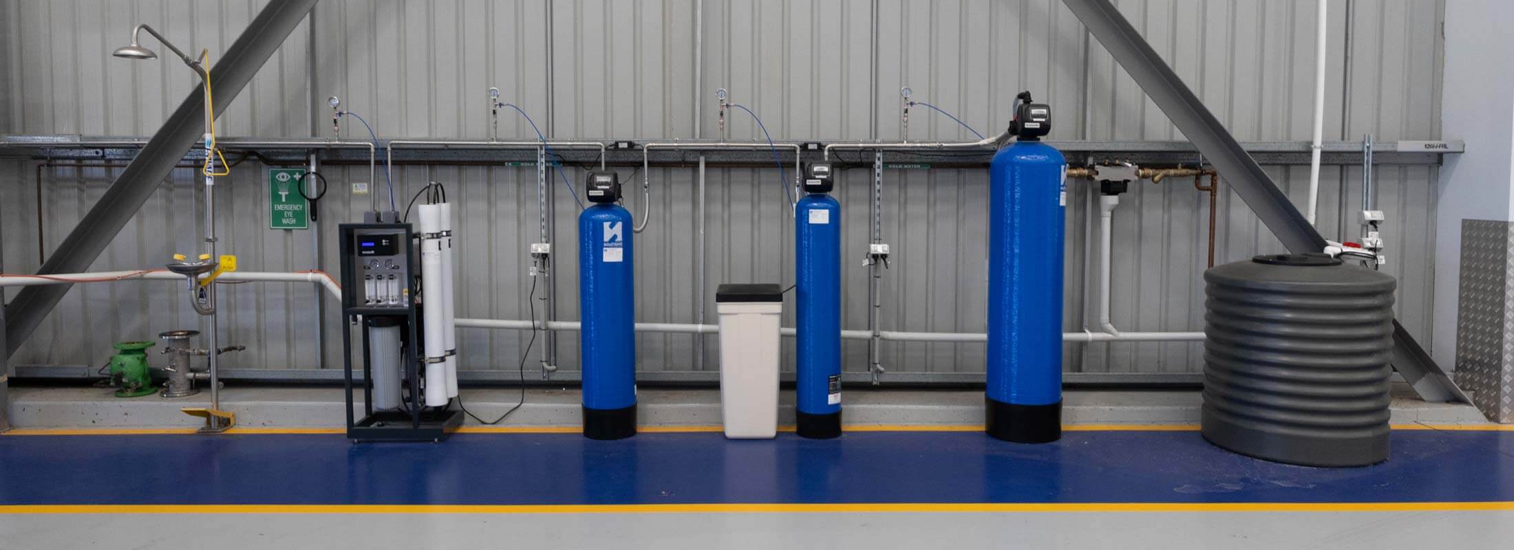 water filtration system at government facility