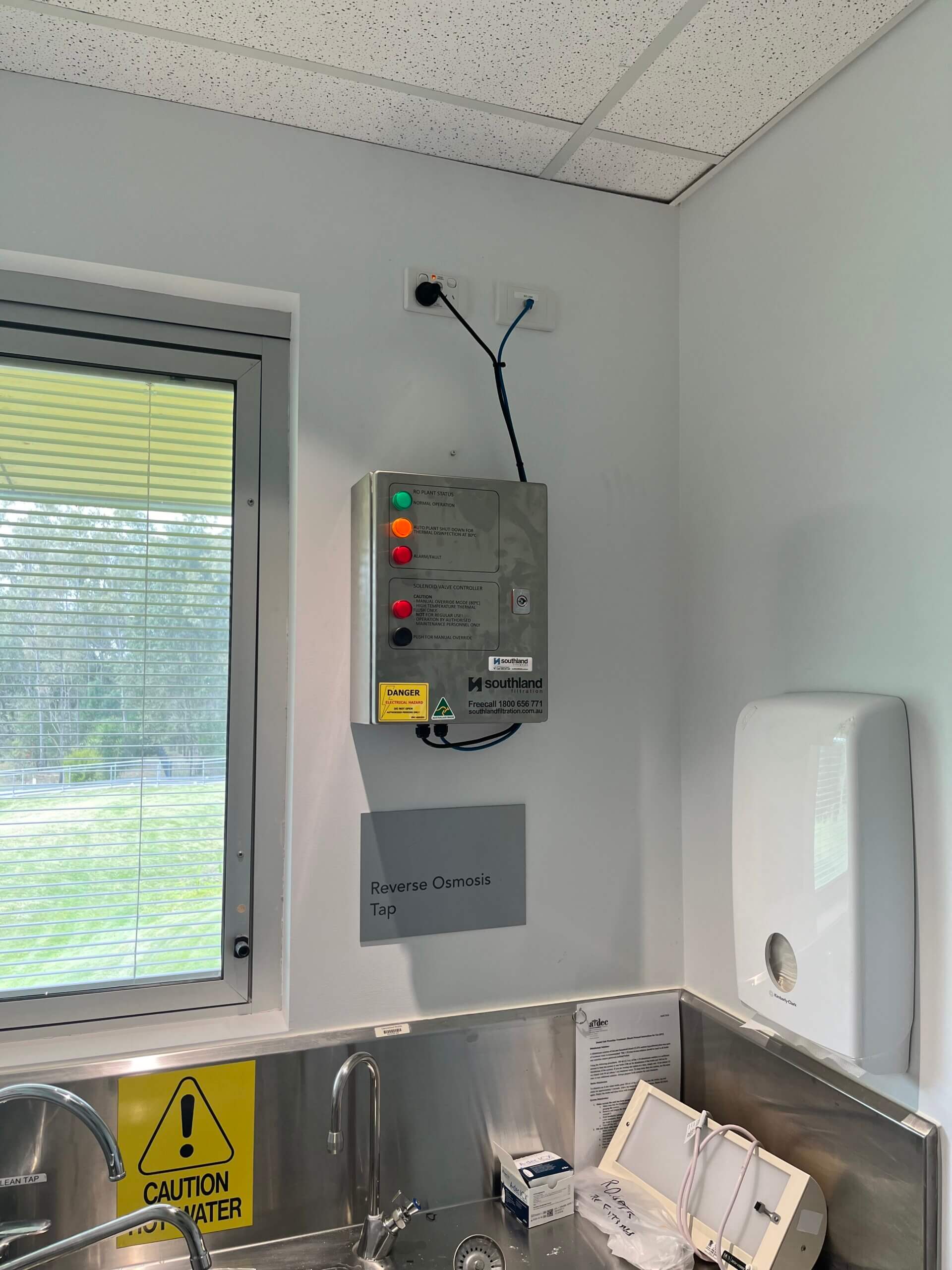 CSSD Dental clinic CSSD water treatment system at Bundaberg Oral Health QLD